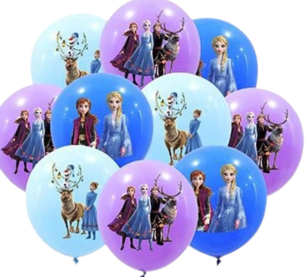 Frozen party supplies balloons