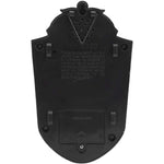 Animatronic Halloween doorbell decoration prop with sound and motion, back view