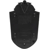 Animatronic Halloween doorbell decoration prop with sound and motion, back view