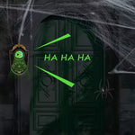 Animatronic Halloween doorbell decoration prop with sound and motion, with sound feature demo