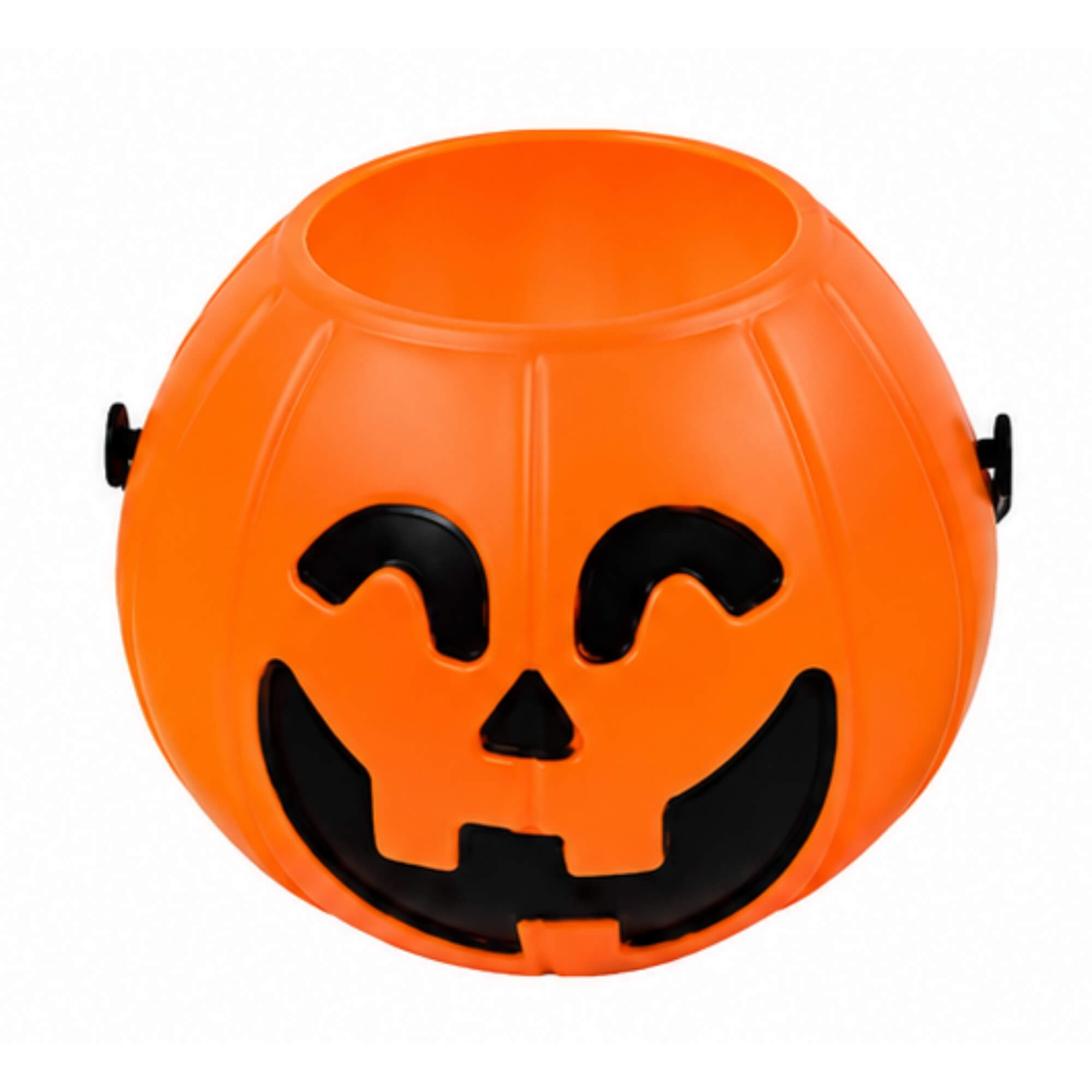 11cm orange jack-o'-lantern Halloween candy bucket