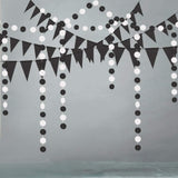 Black and white Halloween hanging decoration