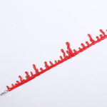 Blood drip Halloween costume necklace