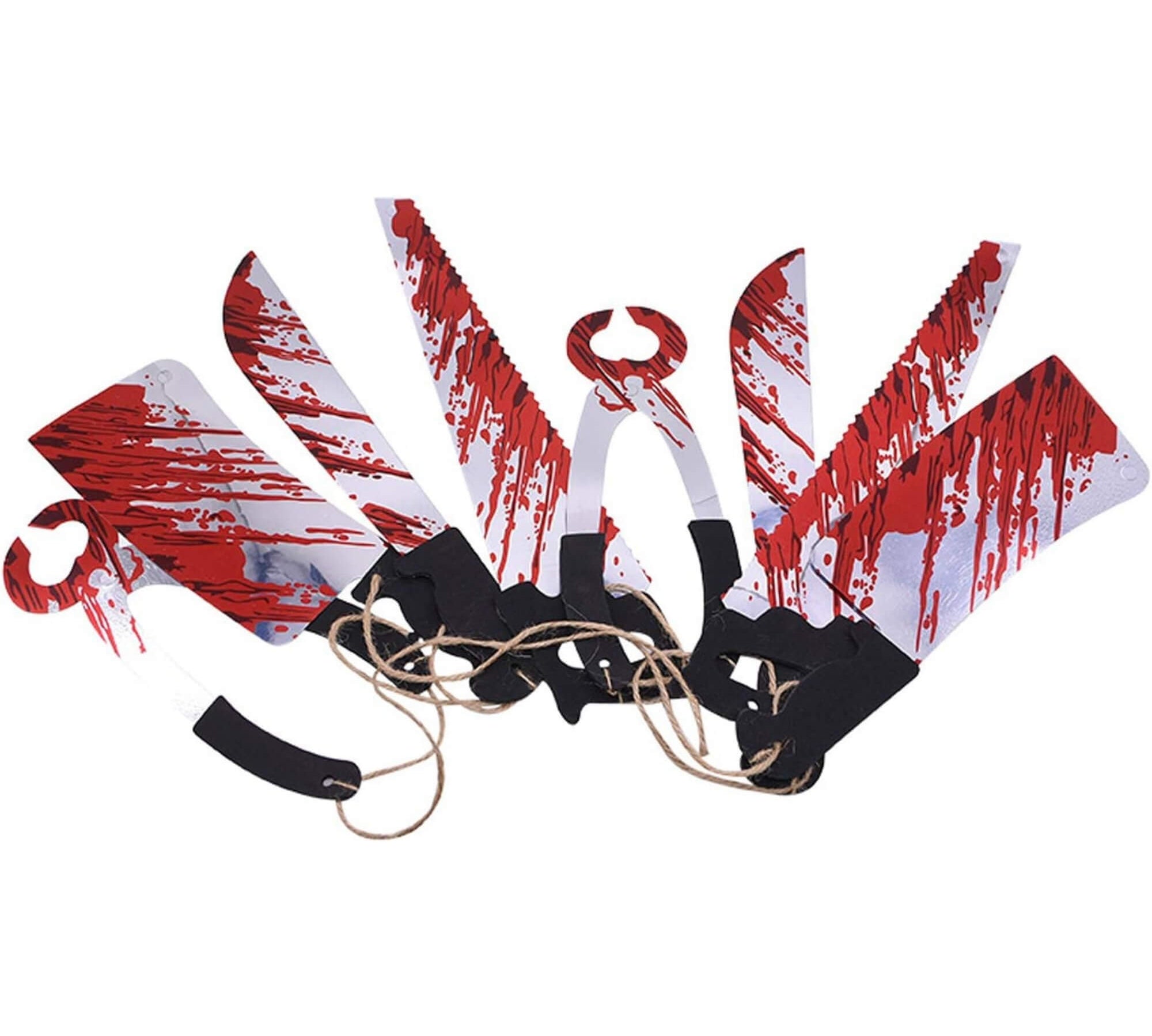 Bloody tool Halloween hanging banner decoration, group display