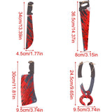Bloody tool Halloween hanging banner decoration, size guide