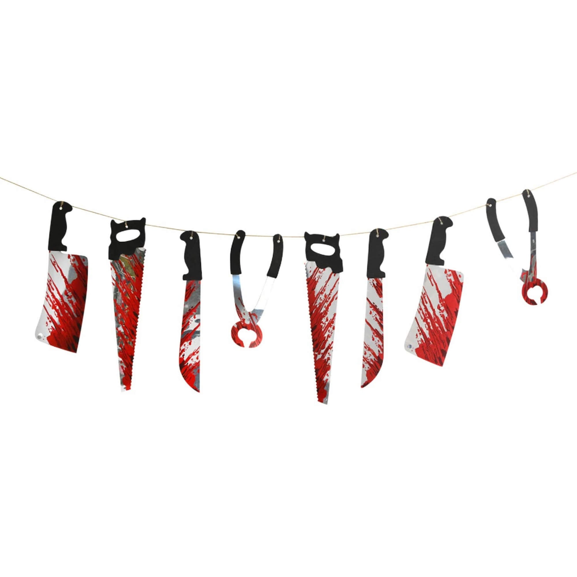 Bloody tool Halloween hanging banner decoration