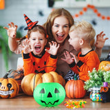 Halloween trick-or-treat candy bucket, scary design