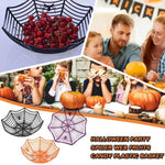 Spider web design Halloween candy bowls, pack of 4, fruit bowl use
