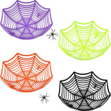 Spider web design Halloween candy bowls, pack of 4