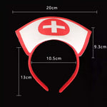 Halloween nurse costume hat