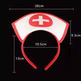 Halloween nurse costume hat