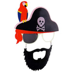 Pirate novelty glasses Halloween costume accessory, with beard