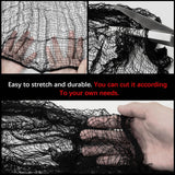 Creepy stretch cloth Halloween decoration, DIY styling idea