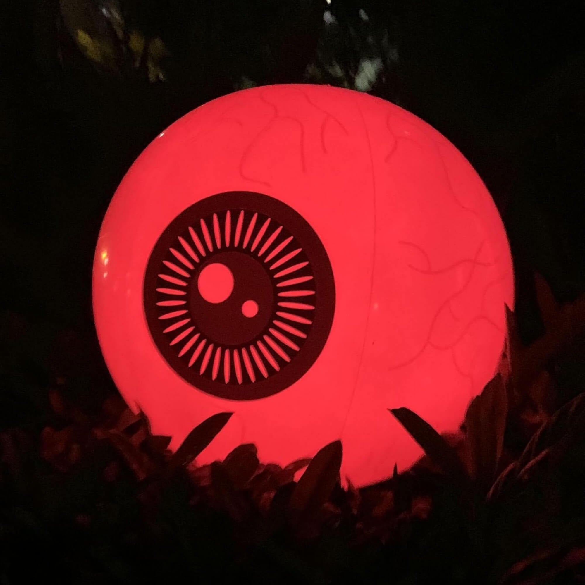 Large LED light-up eyeball Halloween decoration