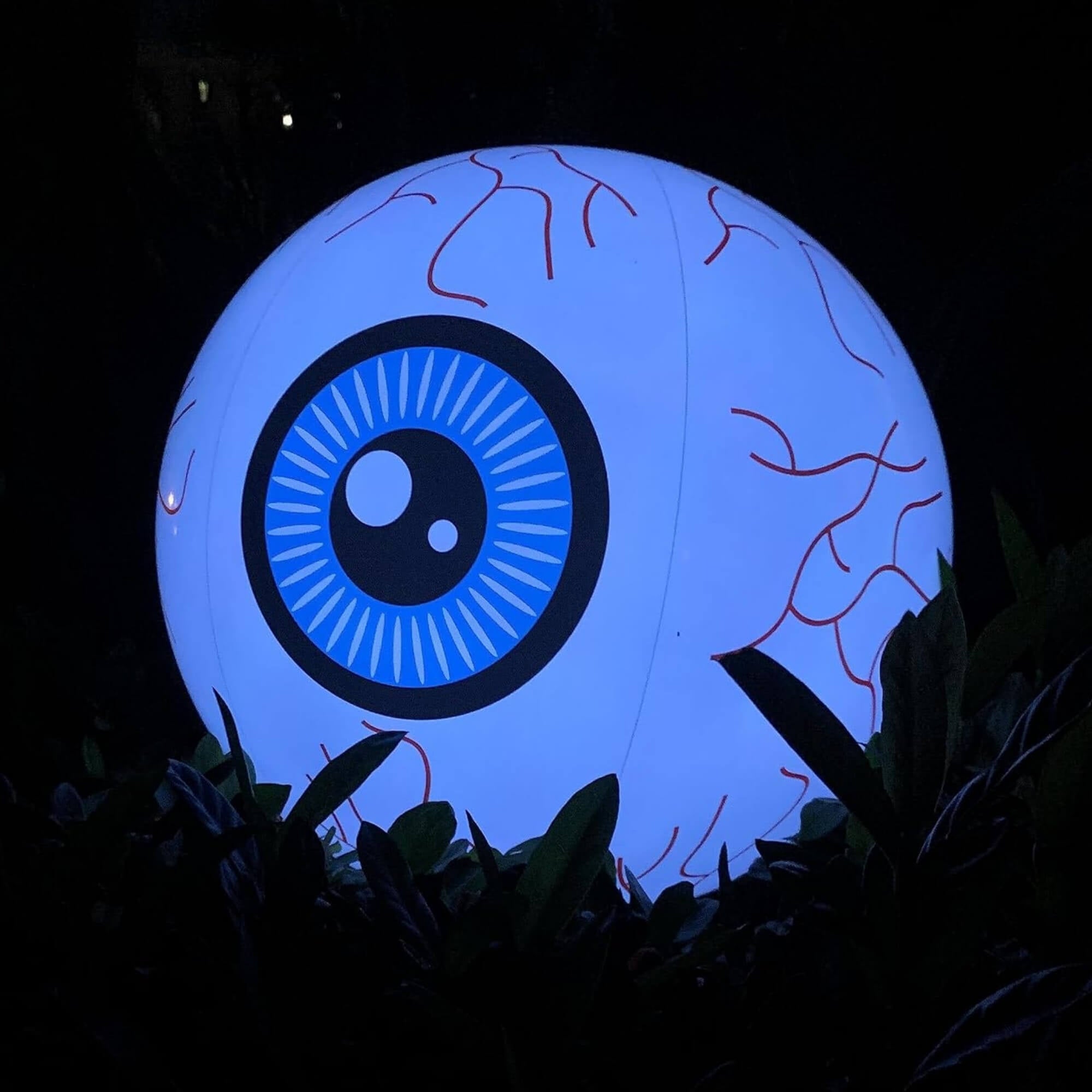 Large LED light-up eyeball Halloween decoration