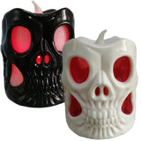 Skull design LED tealight candle Halloween decoration