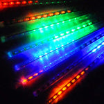 Meteor shower falling rain LED lights Halloween decoration, colour range