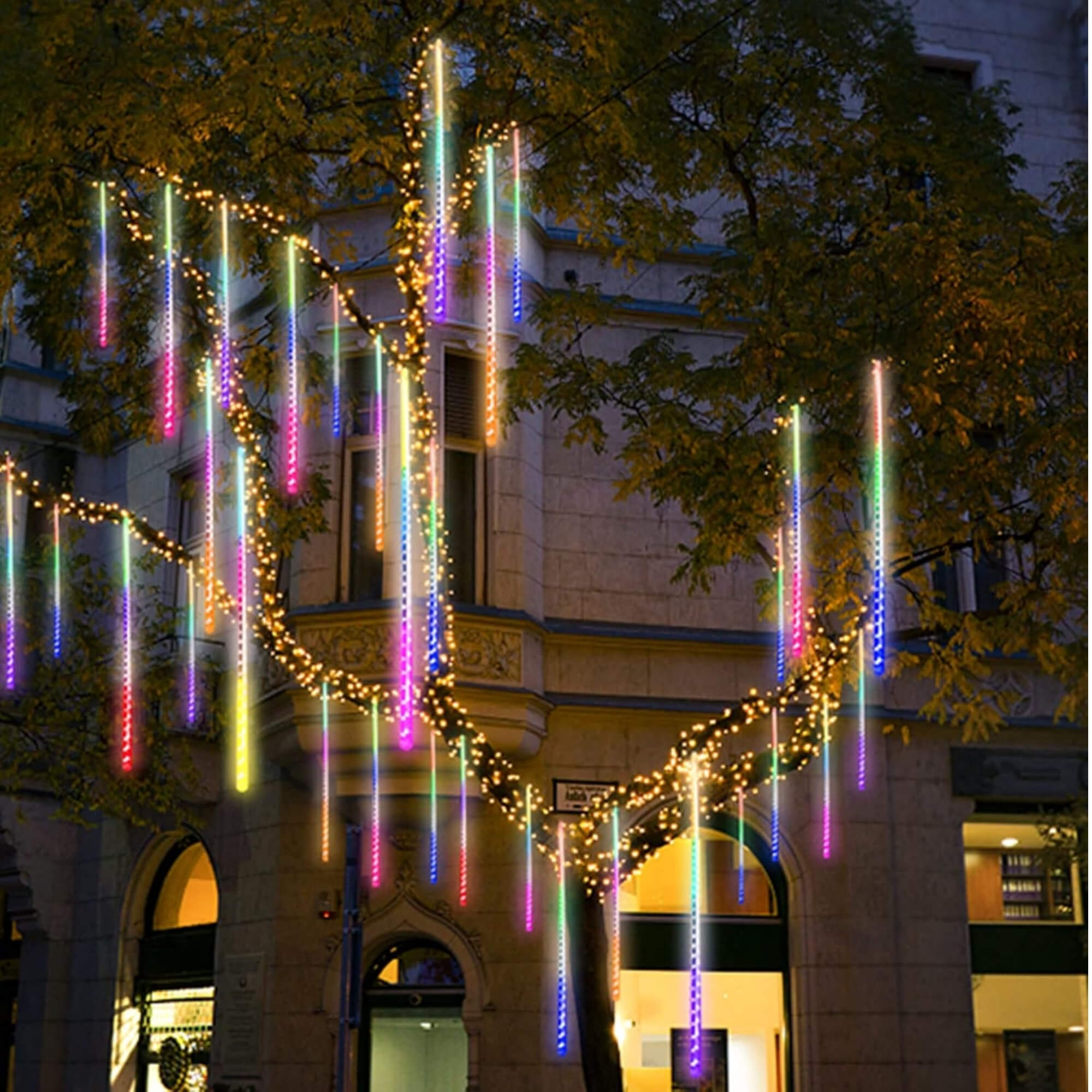 Meteor shower falling rain LED lights Halloween decoration