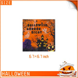 Halloween party napkins, size guide