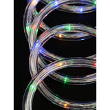 Outdoor Halloween fairy string lights, close-up view