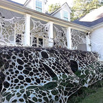 Outdoor stretch spider web Halloween decoration