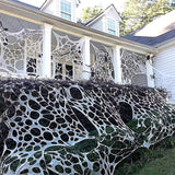 Outdoor stretch spider web Halloween decoration
