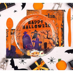 Halloween paper party plates
