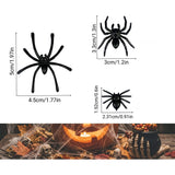 Plastic Halloween spider decoration, size range