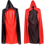 Red and black Halloween cloak costume
