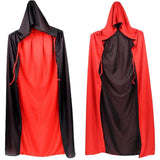 Red and black Halloween cloak costume