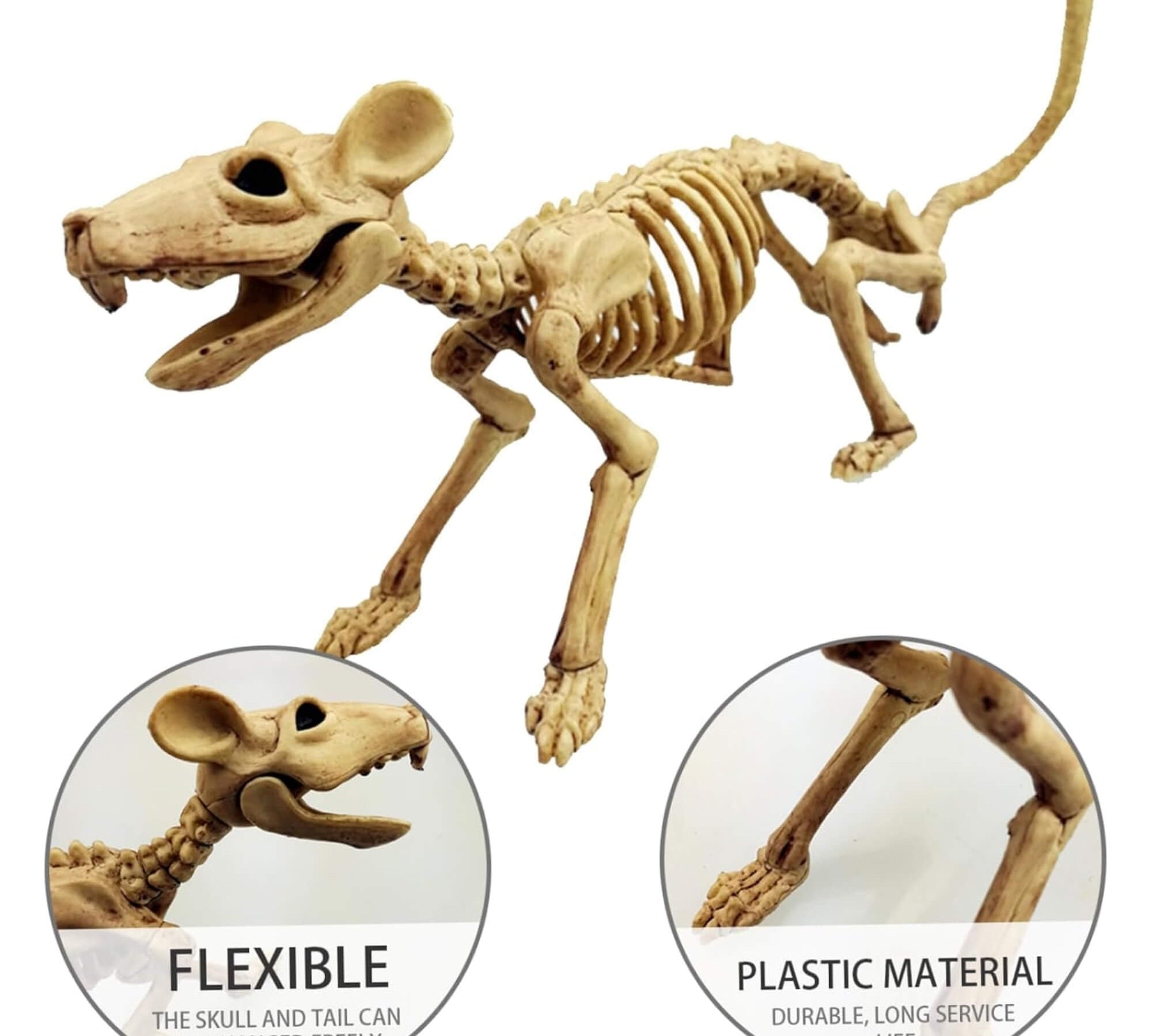 Skeleton rat Halloween decoration prop