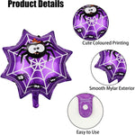 Spider design foil balloon Halloween decoration, product details