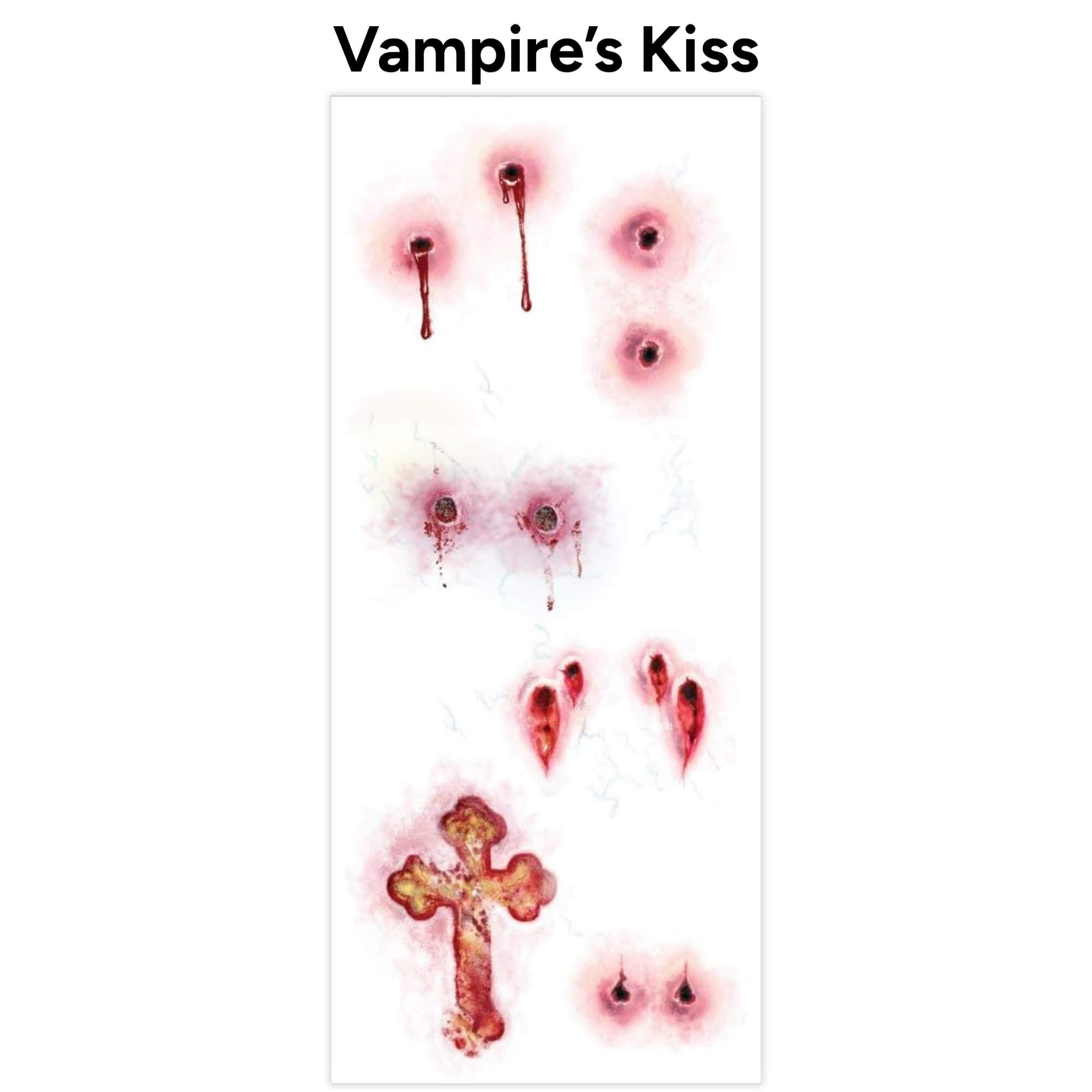 Halloween temporary tattoo