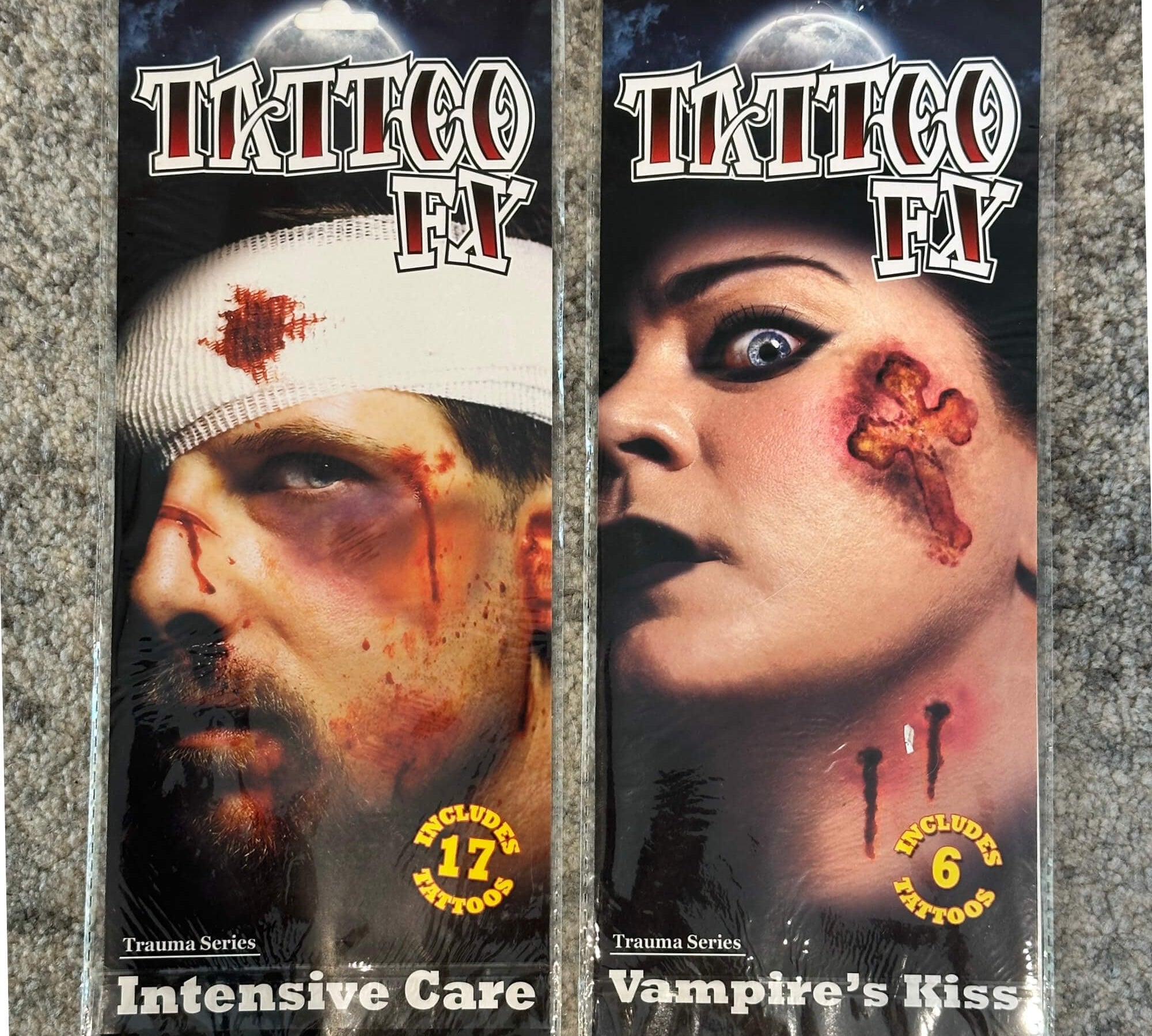Halloween temporary tattoo
