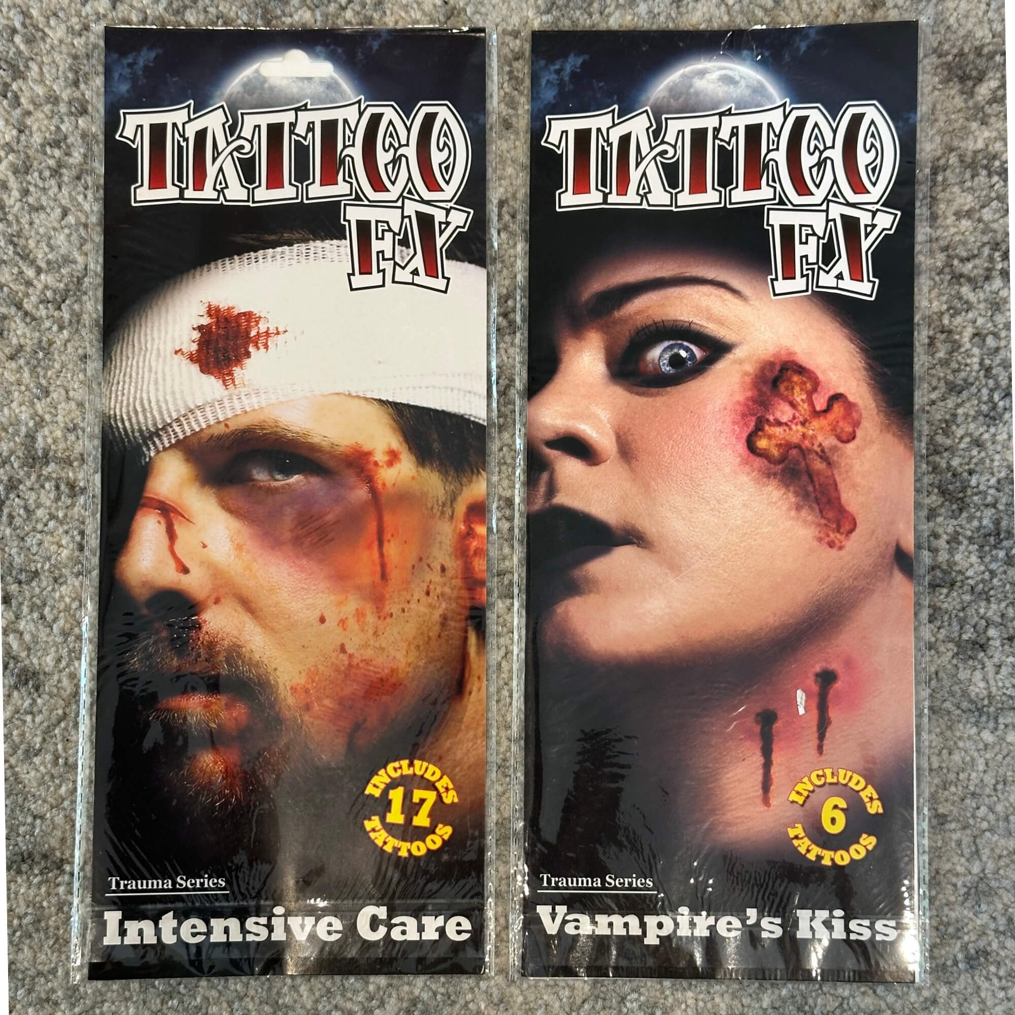 Halloween temporary tattoo