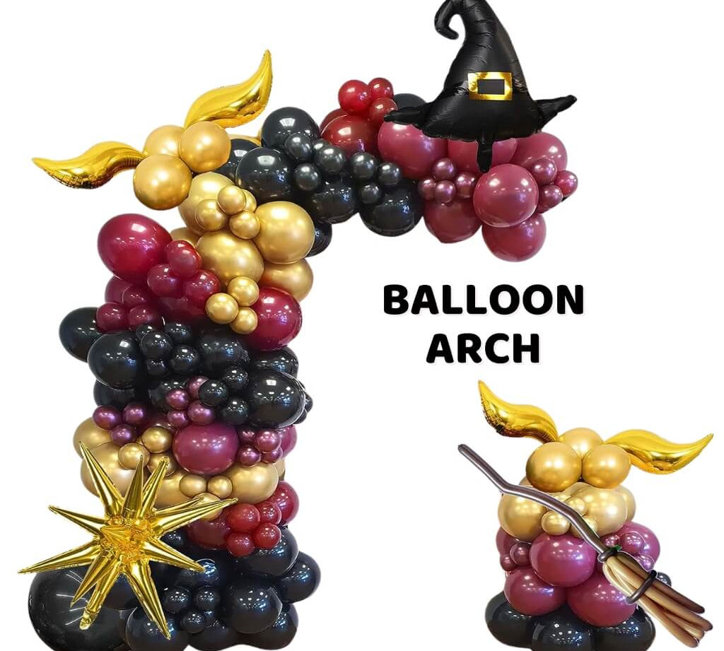 Harry Potter party supplies balloon arch