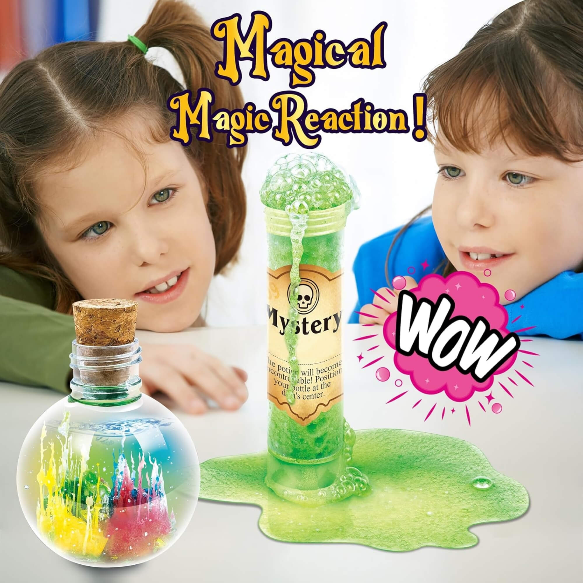 Harry Potter themed potion set, colour change reaction