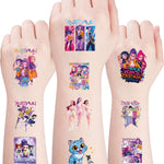 KPop Demon Hunters temporary tattoos for a kids party