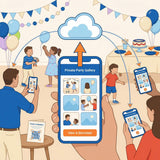 A way to share photos after the event