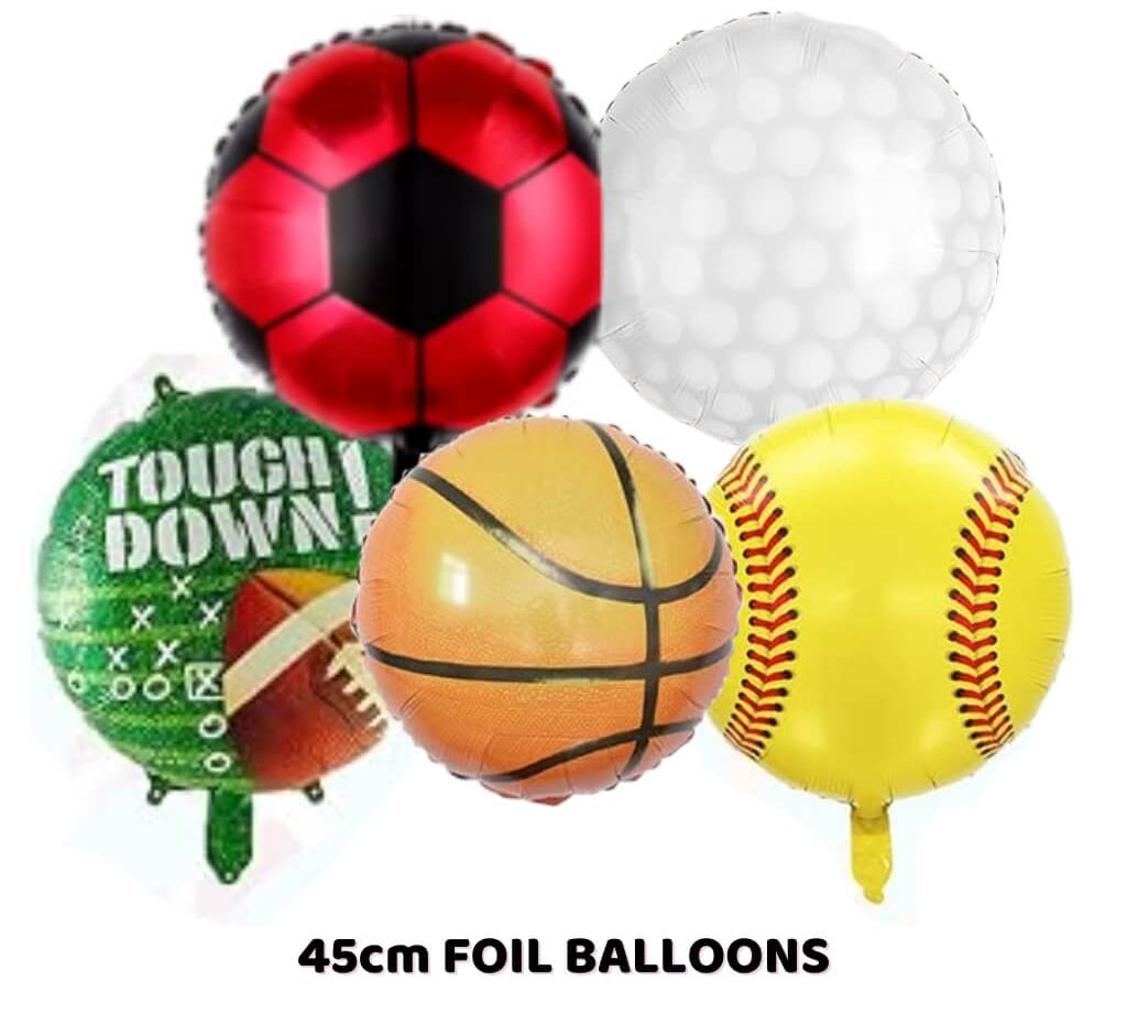 Sports party supplies sports ball foil balloon