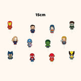 Superhero-themed cupcake toppers for dessert decoration
